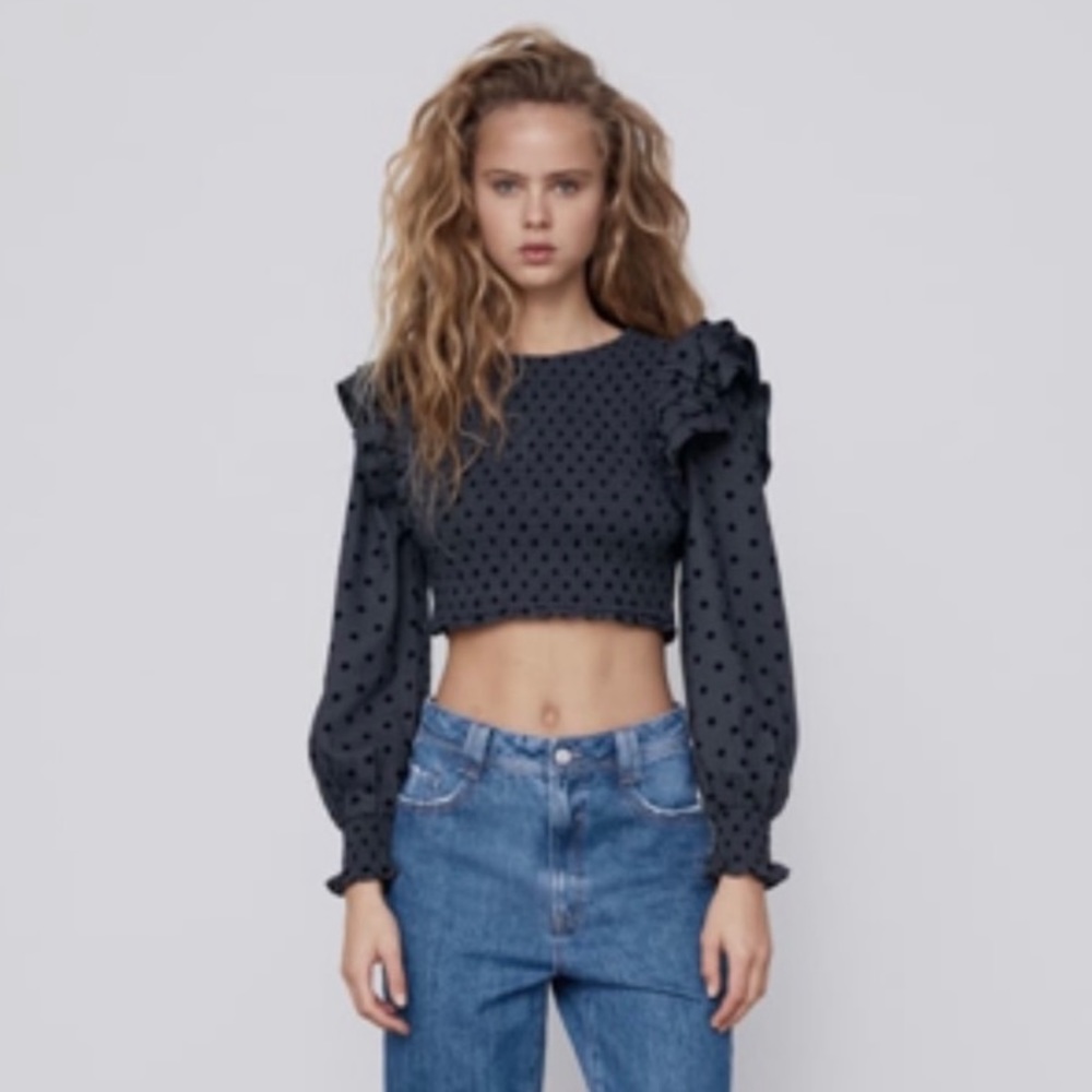 NEVER BEEN WORN Zara Crop Top!